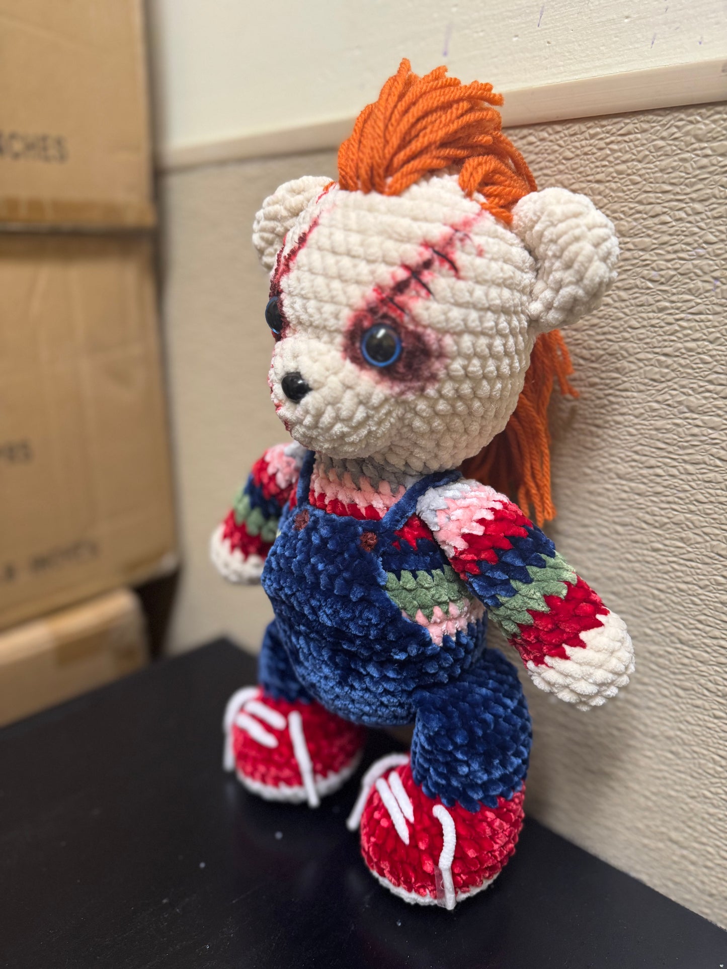 Handmade Crochet Bear - Limited Edition Halloween Plush 🎃🧵