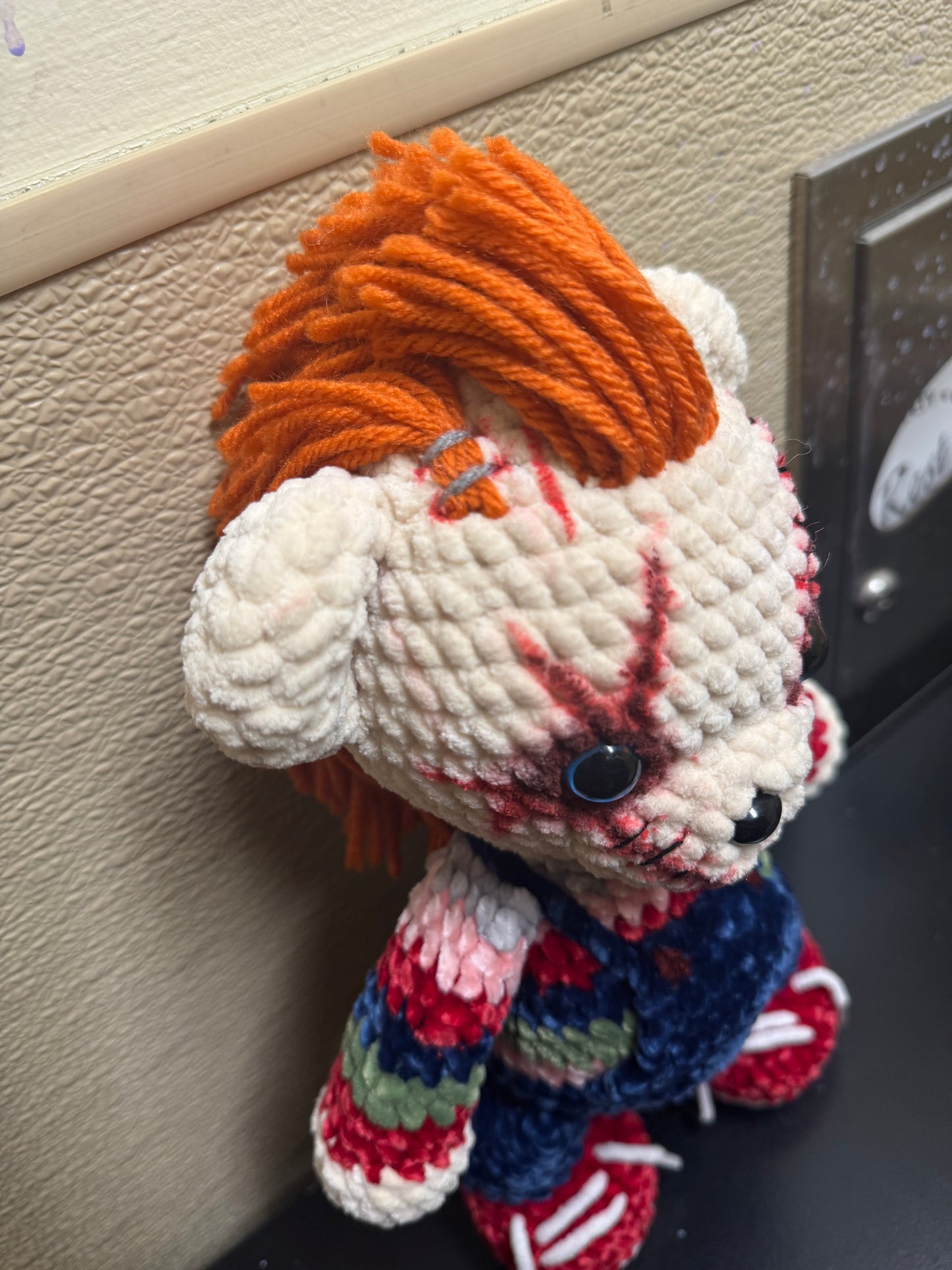 Handmade Crochet Bear - Limited Edition Halloween Plush 🎃🧵