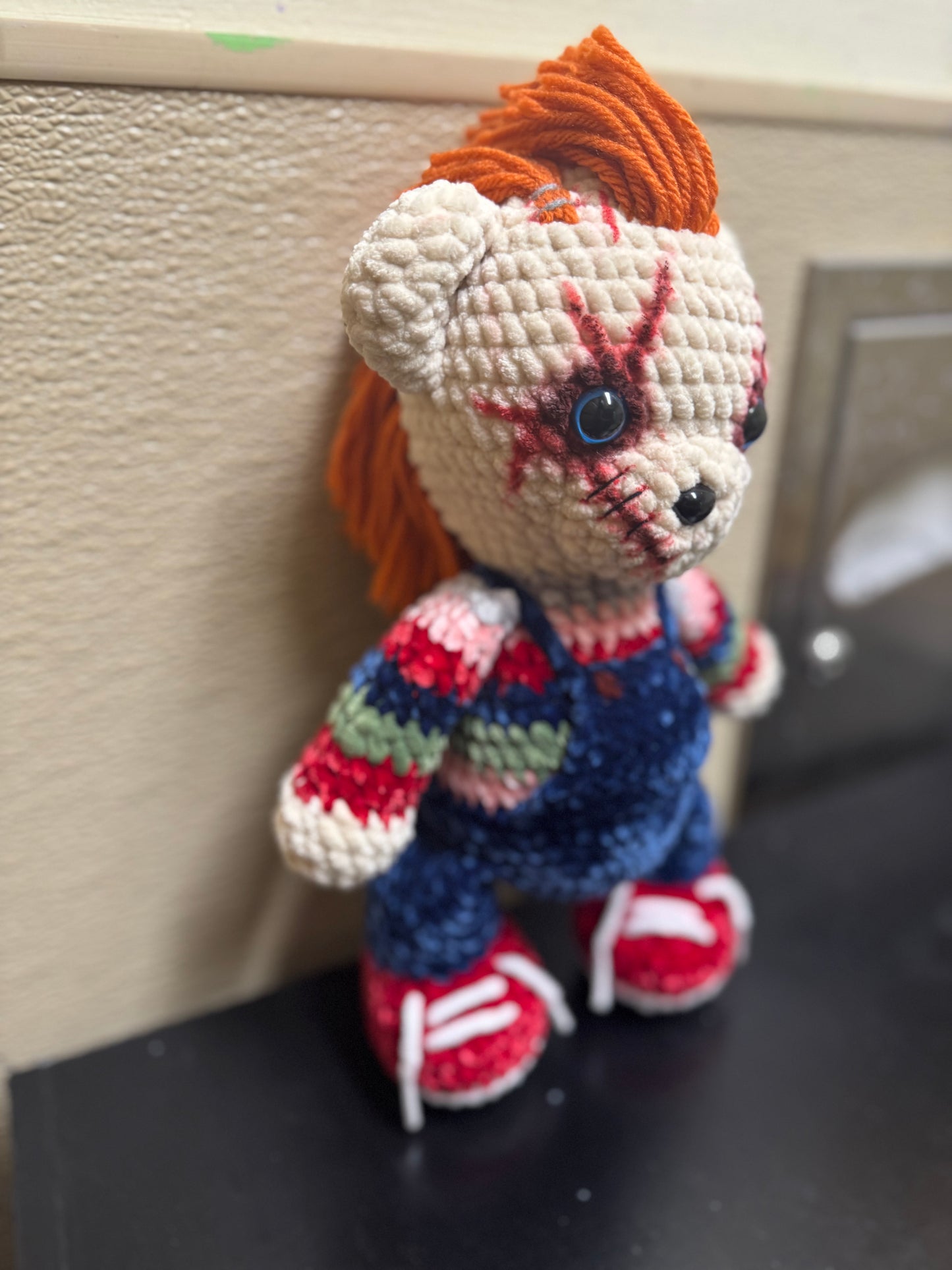 Handmade Crochet Bear - Limited Edition Halloween Plush 🎃🧵